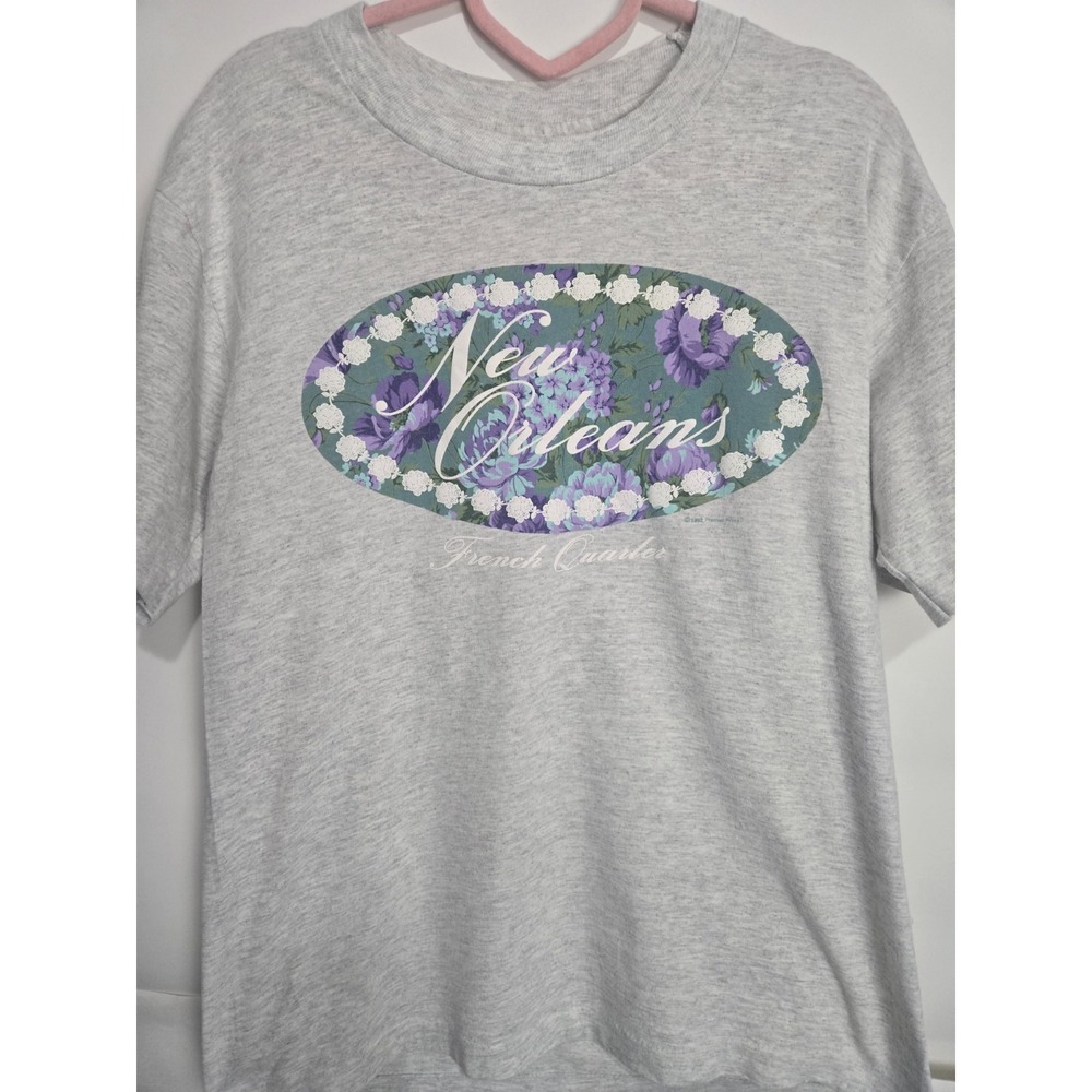 Vintage 90s New‎ Orleans French Quarter T-shirt Sz Medium Tourist Single Stitch